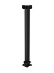 Peak 42 In. H Aluminum Corner Post Kit Matte Black For Cable Deck Railing. Fixed Price $71.00.