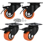 Heavy Duty Industrial Brake Caster,load Capacity 3000LBS, Noise Polyuretha.... Fixed Price $86.37.