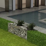 Gabion Basket Galvanized Steel 47.2"X11.8"X19.7". Fixed Price $127.62.