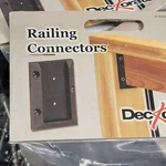 - Packs Deckorators 2X4 Railing Connector W/screws Black Easy Install!. Fixed Price $22.70.