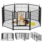 Pawgiant Dog Playpen 8 Panels 32INCH Heavy Duty Pet Fence Indoor. Fixed Price $101.79.
