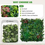 20 In. X H Plastic Grass Backdrop Wall,garden Fence Privacy Screen,sun. Fixed Price $347.20.