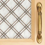 18IN X 48IN Flat Crimp Antique Brass Woven Wire Grill - Kent Design 114 1/4. Fixed Price $349.99.