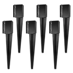Xyadx Fence Post Anchor Ground Spike Heavy Duty Black Powder 24 Inch,. Fixed Price $97.83.