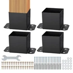 Vevor 4 Pack 6X6 Post Base Brackets Heavy Duty Wood Fence Anchor. Fixed Price $41.99.