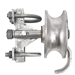 Warmwu Chain Link Rolling Gate Track Sliding Rollers Galvanized. Fixed Price $52.59.