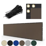 Fence Privacy Screen Mesh Cover Garden Yard 4' 5' 6' 8' Black Green Beige Brown. Fixed Price $46.99.