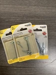 Lot Of 3(1 Pk) National Hardware Zinc Plated Safety Hook & Eyes 2-1/2 Nos. Fixed Price $12.95.