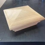 Maine Ornamental Post Cap "colonial Cedar" Fence / Deck 4"X. Fixed Price $11.95.