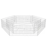 Vidaxl Gabion Basket Hexagonal, Galvanised Steel Planter, Raised. Fixed Price $96.99.