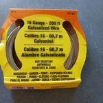 Hillman #50143 55 Lb. 16-GAUGE Galvanized Steel General Purpose Wire 200'. Fixed Price $20.50.