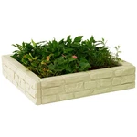 New! Modern Home 4'X4' Stone Raised Garden Bed Kit - Modular Flower/planter. Fixed Price $149.95.