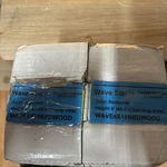 6 Boxes Of Chain Link Redwood Single Wall Ridged Privacy Slat For 4' High Fence. Fixed Price $170.99.