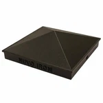 Nuvo Iron PCP14 6" X True Black Pyramid Ornamental Post Cap CASE/24. Fixed Price $264.41.