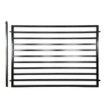 Aleko Yard Garden Powder Coated Steel Fence 8' X 5' Milan Style Black. Fixed Price $1019.15.