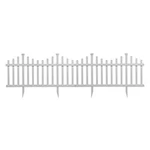 No Dig Vinyl Picket Fence Panels Easy Install Recycled Pvc Garden Pet Safe. Fixed Price $112.78.