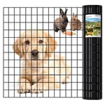 Hmolikh Black Chicken Wire Fencing 16 Gauge, Pvc Coated Welded Mesh Fence 2" X 3. Fixed Price $98.83.