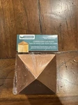Veranda Copper Finish Post Cap Point Fits X #422071 - Qty New. Fixed Price $6.00.
