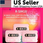 R-SIM18+ Rsim Nano Unlock Card For Iphone 14 Plus 13 12 11 Pro Max Xr Ios 16. Fixed Price $7.89.