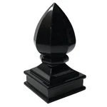 2" Decorex Hardware Aluminium Pineapple Cap For Metal Posts - Black. Fixed Price $18.99.