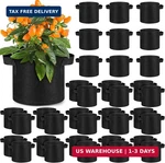 Nuanchu 36 Packs Grow Bags Bulk Aeration Fabric Pot With Handles Thickened Nonwo. Fixed Price $46.86.