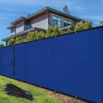 Tang 4 X 25 Privacy Fence Screen Blue Shade Cloth Grommets Chain Link. Fixed Price $38.82.