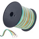 100FT Trailer Wiring Kit, 16 Gauge 4 Way Harness Wishbone.... Fixed Price $46.85.