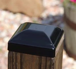 Steel For 4X4 Wood Post, 3-1/2" Cap, Powder Coated And Durable. Fixed Price $9.95.