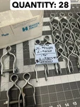 Nos 28-PACK Lot Master Halco Galvanized Frame Hinge Chain Link Fence Gate 1-3/8". Fixed Price $56.62.