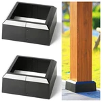 2PACK 8" Tall Aluminum Deck Post Covers For Railing And Porch Decor. Fixed Price $149.99.