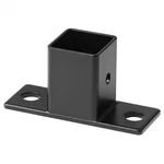 1 Black Square Tube Fittings - 8 Pack Plate Flange Base For Fence Rail. Fixed Price $33.48.