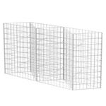 Gabion Basket Retaining Wall Wire Fence Outdoor Garden Galvanized Steel Vidaxl. Fixed Price $94.99.