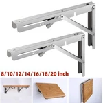 2-10PCS 8-20" Folding Shelf Brackets Heavy Duty Bench Diy Collapsible. Fixed Price $57.03.