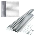 Aleko Galvanized Steel 6 X 50 Feet Complete Kit Chain Link Fence Fabric Posts. Fixed Price $699.00.