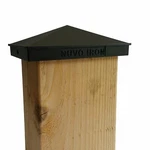 Nuvo Iron PCP09 3.5"X5.5" 4"X6" Black Pyramid Ornamental Post Cap CASE/24. Fixed Price $261.91.