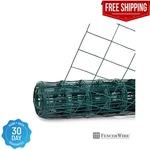 Pvc Coated Welded Wire Fence 2 Ft. X 50 16-GAUGE Green 3 In. Mesh Size. Fixed Price $37.12.