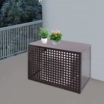 Outdoor Air Conditioner Privacy Fence Coffee Aluminum Decorative Screen For Home. Fixed Price $129.44.