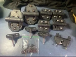 ***lot Of 10*** D&d Technologies Truclose Black Gate Hinges Lokk-latch W/ Key. Fixed Price $45.95.
