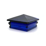 Woodway Glass Post Caps - 4X4 Cobalt Blue. Fixed Price $39.50.