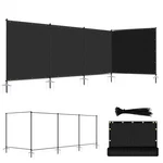 Privacy Fence Set With Poles And Rails Ground Spikes Kit For Garden Pool Yard. Fixed Price $90.99.