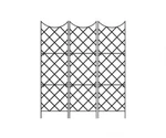 Lot Of 3 - Dramatic Straight Look! Panacea Giant Trellis, Black, 108"H. Fixed Price $230.98.