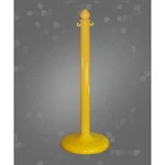 4EA. Solid Yellow Plastic Floor Post For Chain. Crowd Control. Fixed Price $150.00.