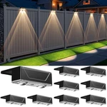 Srtyuo Solar Fence Lights Outdoor Color 8PK-WW, 3000K/4000K/6000K. Fixed Price $45.82.