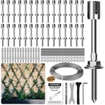 Wire Trellis For Climbing Plants Outdoor, 30-SET Wall Kit With 5.... Fixed Price $136.38.