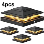 6/8/12 Pack Led Solar Post Lights Outdoor Deck Cap Fence Pvc Vinyl 4X4 6X6. Fixed Price $25.99.