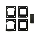 Weatherables Straight Railing Bracket Kit Aluminum Black W/ Fasteners (4-PIECE). Fixed Price $70.21.