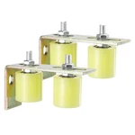 Uxcell 2SET Slide Gate Guide Roller, 2" Nylon Rollers Inch, Yellow. Fixed Price $49.99.