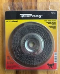 Forney Inch Wire Wheel Brush 1/2 Arbor Fine 72744 New. Fixed Price $6.95.