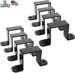 8-PACK Heavy Duty 4X4 Post Brackets, 2.55MM Thick 4"X4" Black Powder Coated Stee. Fixed Price $35.71.