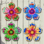 Giyyomtr Metal Flowers Wall - 4PCS 6.2'' Art Hanging Decorat.... Fixed Price $17.86.